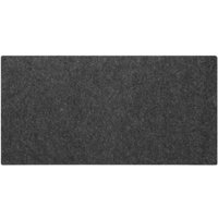 Bluedeer - Schreibtischunterlage Filz,Filz - Mauspad Groß,Rutschfeste Filz-Schreibunterlage,Schreibtischmatte,Office-Desktopschutz (dunkelgrau) von BLUEDEER