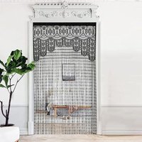Seilvorhang Türvorhang Schwarz- Dekovorhang - rechteckig - Wohnzimmer Seilvorhang Türvorhang Schwarz- Dekovorhang - rechteckig - Wohnzimmer von BLUEDEER
