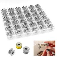 Spulen Nähmaschine 36 Stück Metall Spulen Metallspulen Reel für Nähmaschine unterfadenspule bobbins mit Aufbewahrungsbox Kompatibel nähmaschinen von BLUEDEER