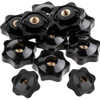 Bluedeer - Sterngriffmutter M8 2 Stück, Rändelschraube Äußerer Durchmesser 30mm, Sterngriffmutter Innengewinde Verzinktes Eisen für Maschinen und Bluedeer - Sterngriffmutter M8 2 Stück, Rändelschraube Äußerer Durchmesser 30mm, Sterngriffmutter Innengewinde Verzinktes Eisen für Maschinen und von BLUEDEER