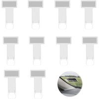 Ticket Halterung Auto,parktickethalter auto,10 Stück Transparente Auto Halter Clip,parkscheinhalter Clip,easy park von BLUEDEER