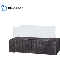 Tischkamin – Bio-Ethanol Kamin – 0 – 15 L Tischfeuer – tragbarer Indoor-Kamin mit Holzoptik – Edelstahl – 1000BTU – 33 x 16 x 18 cm Tischkamin – Bio-Ethanol Kamin – 0 – 15 L Tischfeuer – tragbarer Indoor-Kamin mit Holzoptik – Edelstahl – 1000BTU – 33 x 16 x 18 cm von BLUEDEER