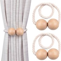 Vorhang Raffhalter Magnetische Holz Vorhang Raffhalter 2 Stücke von BLUEDEER