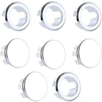 Waschbecken Überlauf Abdeckung, 16 Stück Waschbecken Überlauf Ringe, Runde Überlaufabdeckung, Überlaufblende für Küche Badezimmer Badewanne Zubehör Waschbecken Überlauf Abdeckung, 16 Stück Waschbecken Überlauf Ringe, Runde Überlaufabdeckung, Überlaufblende für Küche Badezimmer Badewanne Zubehör von BLUEDEER