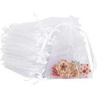 Weiß Organzabeutel Organzasäckchen Schmuckbeutel Geschenkbeutel Weiß Organzabeutel Organzasäckchen Schmuckbeutel Geschenkbeutel von BLUEDEER