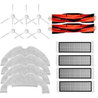 Bluedeer - Zubehör-Set kompatibel mit Dreame D10 Plus Saugroboter,2 Hauptbürsten,4 Filter,4 Wischtücher,6 Seitenbürsten von BLUEDEER