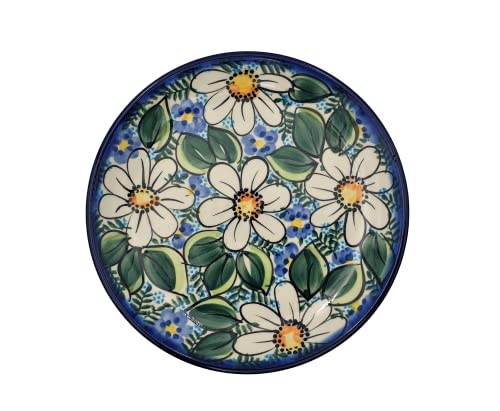 BLUESTAMP Klassische Bunzlauer Keramik Handbemalte Teller Ø19.0cm, Dekor 103-065 von BLUESTAMP