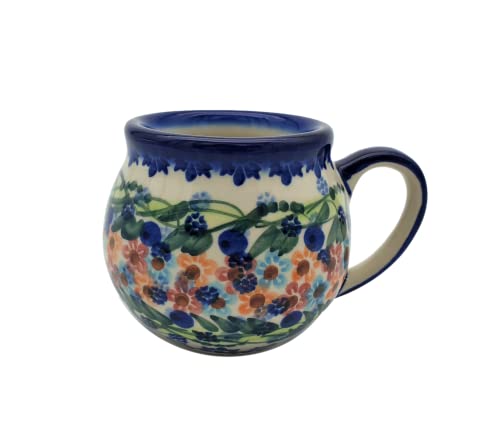 BLUESTAMP Klassische Handbemalte Bunzlauer Keramik Becher 200 ml, 523-008 von BLUESTAMP