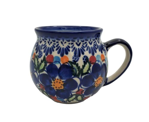 BLUESTAMP Klassische Handbemalte Bunzlauer Keramik Becher 200 ml, 523-097 von BLUESTAMP