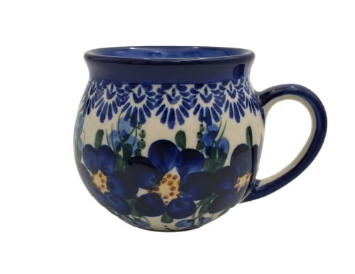 BLUESTAMP Klassische Handbemalte Bunzlauer Keramik Becher 300 ml, 524-003 von BLUESTAMP