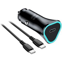 Bluestar - 20W Autoladegerät (pd, qc 3.0, afc) mit usb c Anschluss und 60W usb c- Kabel von BLUESTAR