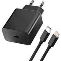 Bluestar - Ladegerät mit USB-C-Anschluss und iPhone-Kabel - 3A 20W mit pd- und qc 4.0 Bluestar - Ladegerät mit USB-C-Anschluss und iPhone-Kabel - 3A 20W mit pd- und qc 4.0 von BLUESTAR