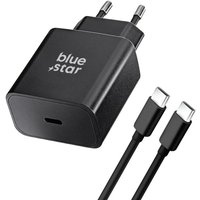 Reiseladegerät Typ c + Kabel Typ c auf Typ c pd QC4.0 3A 25W in Schwarz Reiseladegerät Typ c + Kabel Typ c auf Typ c pd QC4.0 3A 25W in Schwarz von BLUESTAR