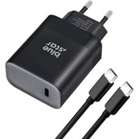 Reiseladegerät Typ c + Kabel Typ c auf Typ c pd QC4.0 3A 45W in Schwarz Reiseladegerät Typ c + Kabel Typ c auf Typ c pd QC4.0 3A 45W in Schwarz von BLUESTAR