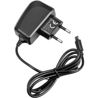 Wandladegerät mit Micro-USB-Kabel 1A 5W in Schwarz von BLUESTAR