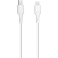 Ladekabel mit USB-C kompatibel mit iPhone 2,4 A (max. 27 W) – weiß Datenkabel von BLUESTAR