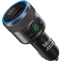 Bluestar - Transmitter fm mit Audladefunktion in Grau QC3.0 pd 42W led Bluetooth von BLUESTAR