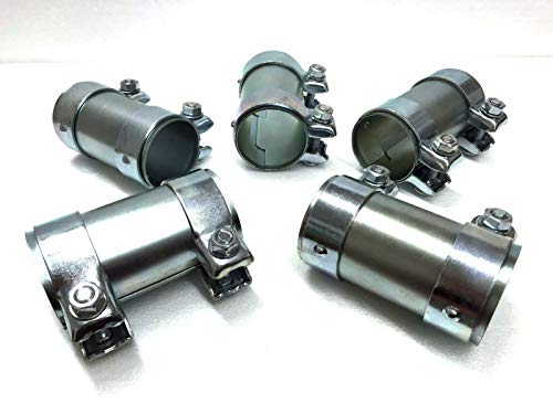 5x Rohrverbinder Doppelschelle Auspuff Abgasanlage Ø 70 mm x Länge 80 mm (R.499) 3920-7080 von BLUETECH