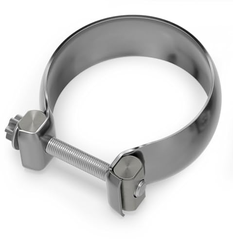 Auspuffschelle Kugelzonenschelle Schelle Edelstahl Ø60 kompatibel Mercedes/BMW HJS 83 13 2806 (Ø 60mm) von BLUETECH