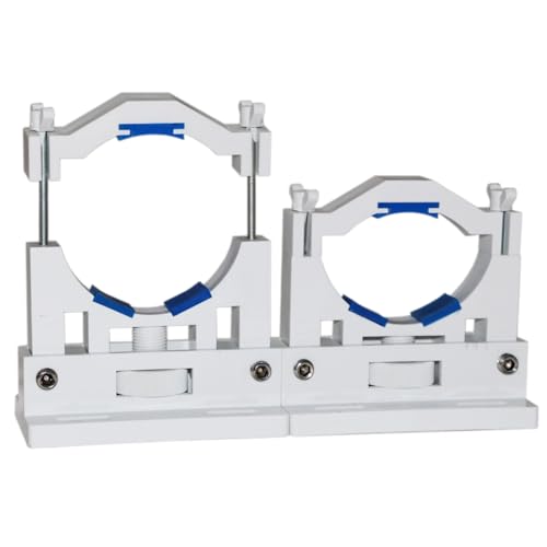 BLUETIMES CO2-Laser-Rohrhalterung – werkzeuglose Installation, handmontiertes Design, universelle Passform für 40–80 mm Rohre, langlebige und stabile Unterstützung (patentgeschützt) von BLUETIMES