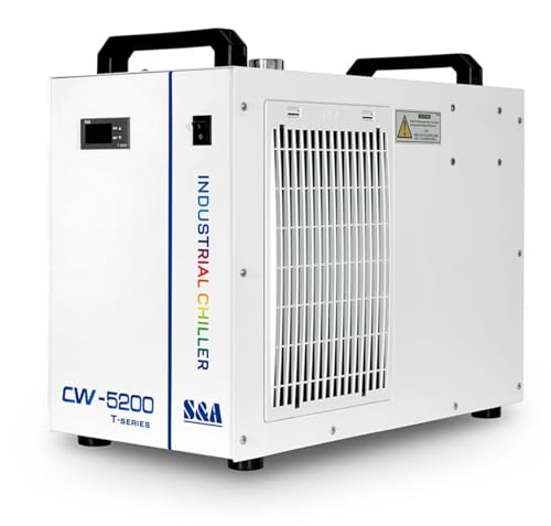 CW-5200 6L Industrieller Wasserkühler für CO2-Lasergravur & -schneiden, hochpräzises Kühlsystem mit langlebiger Pumpe, Universal-Laserkühler für die meisten CO2-Lasermaschinen CW-5200 6L Industrieller Wasserkühler für CO2-Lasergravur & -schneiden, hochpräzises Kühlsystem mit langlebiger Pumpe, Universal-Laserkühler für die meisten CO2-Lasermaschinen von BLUETIMES