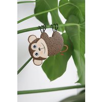 Affe Hängend Auf Einem Ast Pflanzen Dekoration, Niedliche Tierkunst Aus Holz, Geschenk Für Pflanzenliebhaber, Verrückte Pflanzendame Geschenke, Sie von BLUETOUCANUK