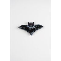 Fledermaus Wanddeko, Halloween Fliegende Fledermaus, Gruselige Gruseliges Geschenk Für Sie, Wohnzimmer Schwarz von BLUETOUCANUK