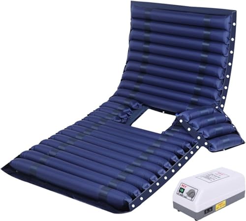 BLUEZY Dekubitus Matratze, Anti-Dekubitus-Matratze Mit Wechseldrucksystem Für Langzeitpflege 200X90cm Wasserdicht Luftmatrazenbett Für Bettlägerige, Pflegebett, Leicht Zu Reinigen D BLUEZY Dekubitus Matratze, Anti-Dekubitus-Matratze Mit Wechseldrucksystem Für Langzeitpflege 200X90cm Wasserdicht Luftmatrazenbett Für Bettlägerige, Pflegebett, Leicht Zu Reinigen D von BLUEZY