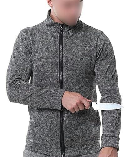 BLUEZY Schnitt- Und Stichsichere Weste, Schützende Schnittkleidung Der Stufe 5, Bissfestes, Reißfestes, Stichschutzweste, Robuste Schnittfeste Kleidung Zum Schutz Der Persönlichen Sicherheit M von BLUEZY