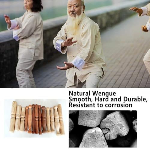 BLUEZY Tai Chi Stick Tai Chi Qigong Lineal Traditionelle Chinesische Tai Chi Ruler Leichte Taiji Sport Training Sticks, Kampfkunst Lineal Sparenpositionsstift Für Die Physische Rehabilitation J von BLUEZY