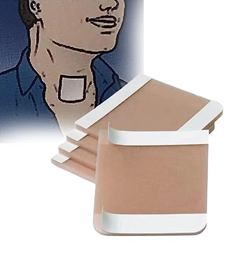 Tracheostomie-Hals-Trachea-Schutz, Tracheostomie Hals Stoma Protector Guard Deckt Staub Aufkleber Atmungsaktiv Bequem Trachea Inzision Protector für Laryngektomie 120Pcs Tracheostomie-Hals-Trachea-Schutz, Tracheostomie Hals Stoma Protector Guard Deckt Staub Aufkleber Atmungsaktiv Bequem Trachea Inzision Protector für Laryngektomie 120Pcs von BLUEZY