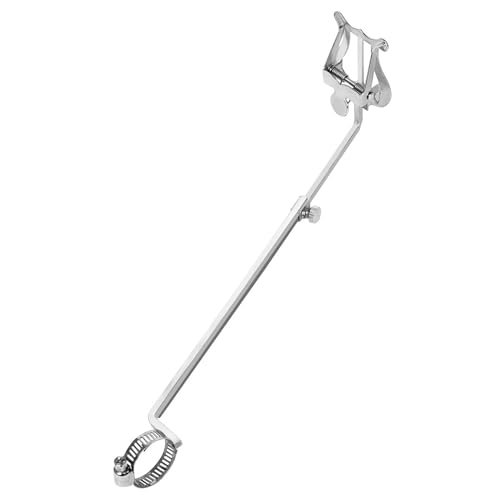 BLULILY Flöten-Notenständer Notenheft Klemmen Flöte Lyre Notenhalter Instrument Flötenständer Marschings Lyre Notenklammer von BLULILY