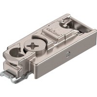 BLUM CLIP Exzenter Montageplatte gerade, Zink, Schrauben, Distanz 3 mm von BLUM