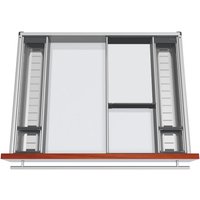 Blum - Orga-Line Besteckeinsatz Facheinteilungs-Set kb 601-699mm, nl 450mm, grau von BLUM