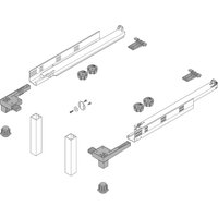 Space-Step Sockelbeschlag Set Tragkraft 150 kg 460mm Kunststoff/Stahl grau - Blum von BLUM