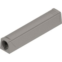 Tip-on gerade Adapterplatte, Langversion platingrau - Blum von BLUM