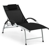 Blum - feldt Sun Valley Sonnenliege zusammenklappbar Kopfkissen schwarz Blum - feldt Sun Valley Sonnenliege zusammenklappbar Kopfkissen schwarz von BLUM