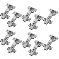 Topfband Schrankscharnier 110° 71B3580 Eckanschlag SoftClose 3D-Verstellung, inkl. Montageplatte 174E6100 - 10er Set - Blum von BLUM