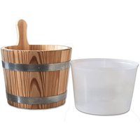 Sauna-Aufgusskübel /Saunaeimer aus Lärche 5 Liter inkl. Hygieneeinsatz von BLUMENBERG GMBH