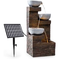 Blumfeldt - Fez Solarbrunnen Gartenbrunnen Zierbrunnen Dekobrunnen, Solarbetrieb, LED-Beleuchtung, 34 x 76 x 36 cm (BxHxT), Material: Polyresin, 3 von BLUMFELDT