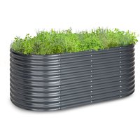 Blumfeldt Hochbeet, Großes Kräuterbeet Einfacher Aufbau, Hochbeet Garten & Balkon, Freistehendes Gemüsebeet für Blumen, Obst & Gemüse, Hochbeet aus von BLUMFELDT