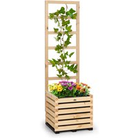 Blumfeldt - Modu Grow 50 Hochbeet & Spalier Set 50 x 151 x 45 cm Kiefernholz Noppenfolie Blumfeldt - Modu Grow 50 Hochbeet & Spalier Set 50 x 151 x 45 cm Kiefernholz Noppenfolie von BLUMFELDT