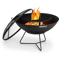 Blumfeldt - Orbit 3-in-1 Stahl-Feuerschale Grill Gartentisch ø 60 cm Blumfeldt - Orbit 3-in-1 Stahl-Feuerschale Grill Gartentisch ø 60 cm von BLUMFELDT