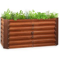 Blumfeldt - Rust Grow potager surélevé de jardin finition rouille en tôle d'acier galvanisée von BLUMFELDT
