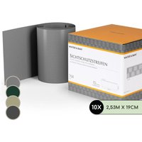 Blumfeldt - Sichtschutzstreifen Zaunblenden PVC-Hartplastik 2,53 x 0,19 m Blumfeldt - Sichtschutzstreifen Zaunblenden PVC-Hartplastik 2,53 x 0,19 m von BLUMFELDT