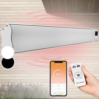 Blumfeldt - Cosmic Beam Smart 24 Infrarot-Heizstrahler 2400W App-Steuerung Fernbedienung von BLUMFELDT