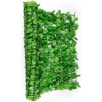 Blumfeldt - Fency Bright Ivy Sichtschutzzaun Windschutz 300x150 cm Efeu hellgrün von BLUMFELDT