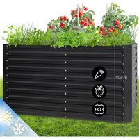 High Grow Straight Hochbeet 200x90x100cm 1800l Stahl High Grow Straight Hochbeet 200x90x100cm 1800l Stahl von BLUMFELDT