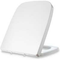 Lamera Toilettendeckel eckige Form Absenkautomatik antibakteriell von BLUMFELDT