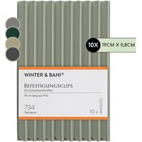 Feldt Sichtschutzstreifen-Clips Zubehör pvc 10er-Pack - Blum von BLUMFELDT